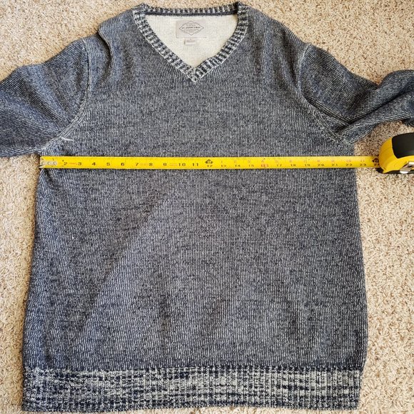St. John’s Bay Men’s Cotton V‑Neck Sweater – Blue, Size XL - Picture 8 of 10